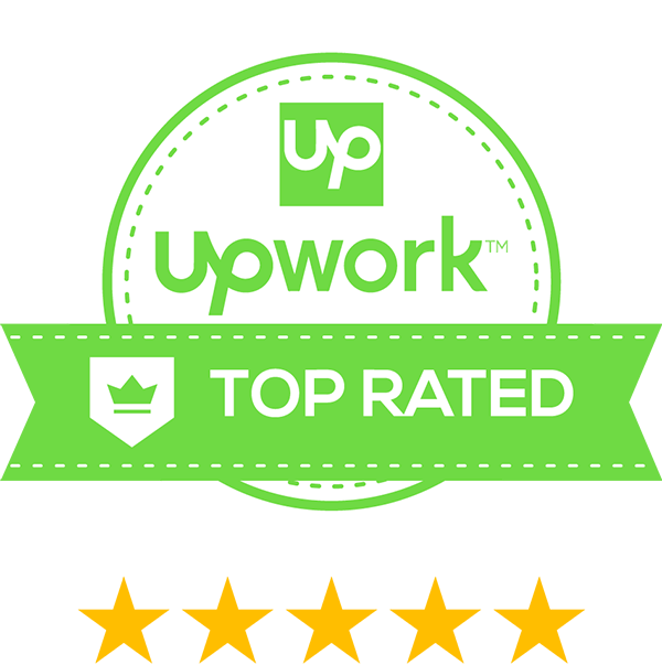 Upwork Top Rated Plus badge