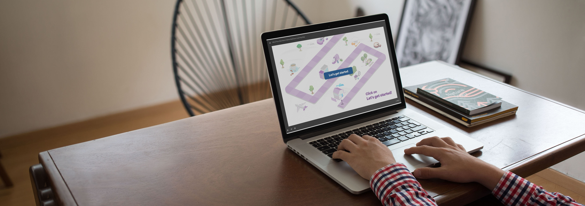 Medicare boardgame eLearning experience built in Articulate Storyline 360